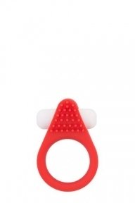 Кільце ерекційне LIT-UP SILICONE STIMU RING 1, RED (DT21155)