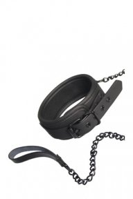 Нашийник з повідцем BLAZE COLLAR AND CHAIN ​​BLACK (DT21264)