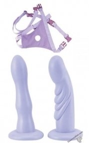 Страпон з двома фалоімітаторами ULTIMATE TWIN STRAP-ON (DT50675)