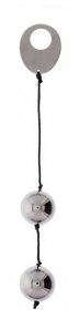 Вагінальні кульки DOMINO METALLIC BALLS, SILVER (DT50902)