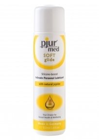 Силіконовий лубрикант із жожоба pjur «MED Soft glide», 100 мл