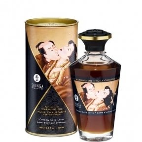 Розігріваюча олія Shunga APHRODISIAC WARMING OIL - Creamy Love Latte, 100 мл