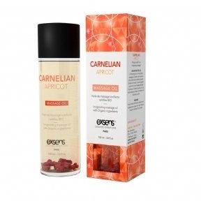 Масажна олія EXSENS Carnelian Apricot (підбадьорлива з сердоліком), 100 мл