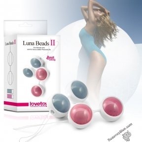Вагінальні кульки Luna Beads II Pink, 3,8 см (6452LVTOY212)