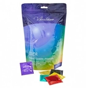 Разноцветные презервативы Vibratissimo Color, 100 шт