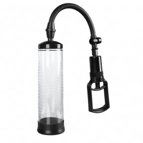 Вакуумна помпа з ручним насосом Men Powerup Black (SO2457)