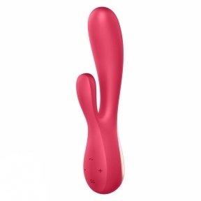 Смарт-вібратор кролик Satisfyer Mono Flex Red, 2 мотора, управління через інтернет (SO3900)