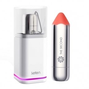 Віброкулька Leten The Second scented orange з індукційною зарядкою, водонепроникна (SO3924)