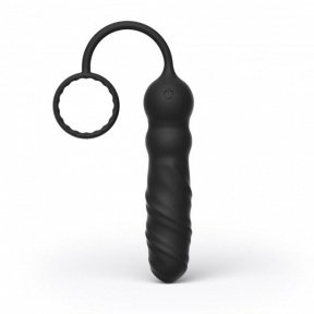 Анальний вібратор Dorcel Deep Seeker з эрекционным кільцем і пультом ДУ (SO4069)