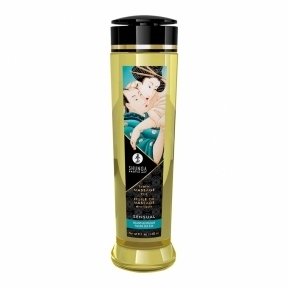 Масажна олія Shunga Sensual - Island Blossoms (240 мл) натуральна зволожуюча (SO4813)