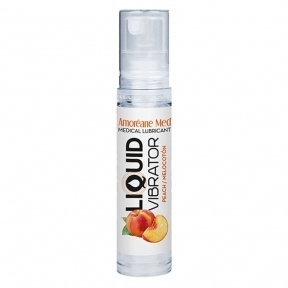 Лубрикант з ефектом вібрації Amoreane Med Liquid Vibrator Peach (10 мл) (SO4817)