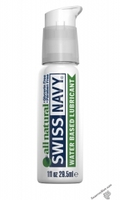 Лубрикант на водній основі для чутливої ​​шкіри Swiss Navy All Natural, 29,5 мл (SO5674)