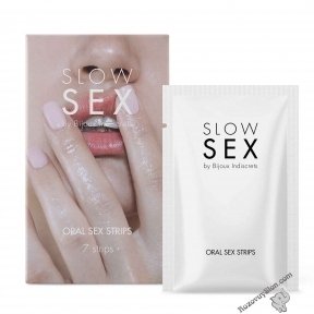 Смужки для орального сексу Bijoux Indiscrets SLOW SEX - Oral sex strips (SO5909)