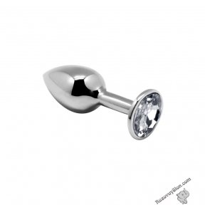 Анальна пробка Alive Mini Metal Butt Plug White S (SO6009)