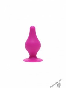 Анальна пробка SilexD (Model 2 size XS) Pink двошарова, силікон + Silexpan, діаметр 2,9 см (SO6738)