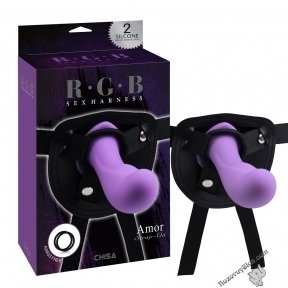 Страпон з насадкою RGB Sex Harntss Amor strap-On Chisa (CH33976)