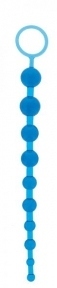 Анальний ланцюжок Oriental Jelly Butt Beads 10.5, BLUE (T110500)
