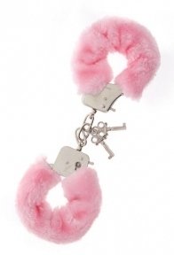 Наручники Metal Handcuff with Plush, PINK (T160033)