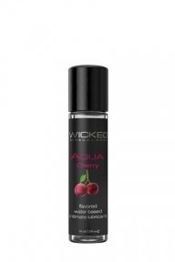 Їстівний лубрикант WICKED AQUA CHERRY FLAVORED, 30 мл (T252073)