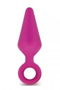 Анальний плаг LUXE CANDY RIMMER LARGE FUCHSIA (T330236)