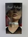 Чокер з кільцем для повідця Feral Feelings - Choker білий, натуральна шкіра (SO3429)