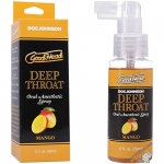Спрей для мінету Doc Johnson GoodHead DeepThroat Spray – Mango 59 мл для глибокого мінету, (SX3465)