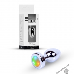 Анальна пробка зі світлодіодом Jewellery PLUG - Disco Flashlight розмір S, (64-00007)