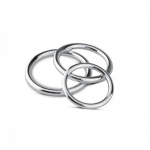 Набір ерекційних кілець Sinner Gear Unbendable - Cock/Ball Ring & Glans Ring Set (SO4584)