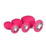 Набір анальних пробок Anal Diamond plug, Pink (810211)
