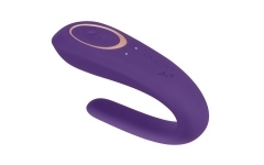 Вібратор для пар Satisfyer Double Classic з одним двигуном, 9х3 см