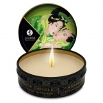 Масажна свічка Shunga MINI MASSAGE CANDLE - Exotic Green Tea, 30 мл