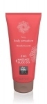 Лубрикант та масажне масло 2 в 1 Massage-& Glide gel 2in1 Strawberry scent, 200 мл (HOT67071)