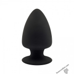 Анальна пробка SilexD (Model 1 size M) двошарова, силікон+Silexpan, діаметр 6,2 см (SO5552)