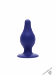 Анальна пробка SilexD (Model 2 size M) Blue двошарова, силікон + Silexpan (SO6739)
