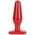 Анальна пробока Doc Johnson Red Boy - Medium 5.5 Inch, 14х4 см