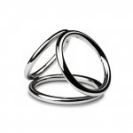 Потрійне ерекційне кільце Sinner Gear Unbendable - Triad Chamber Metal Cock and Ball Ring - Medium (SO4618)