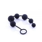 Анальні буси Black Silicone Large (810334)