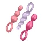 Набір анальних пробок Satisfyer Plugs colored (set of 3)