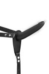 Страпон з вібрацією Fetish Tentation Vibrating Strap-On with Dildo Black (SO3749)