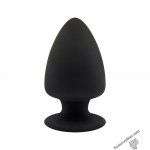 Анальна пробка SilexD (Model 1 size M) двошарова, силікон+Silexpan, діаметр 6,2 см (SO5552)
