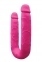 Подвійний фаллоімітатор COLOURS DP PLEASURES PINK (T280767)