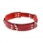 Ошейник Slave leather collar,red (KVL-280241)