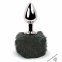Анальна пробка FeelzToys - Bunny Tails Butt Plug Black (SO5063)