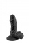 Фалоімітатор з присоском Real Body - Real Mike Black, 3,8 см (SO4030)