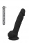 Фалоімітатор Термоактивний REAL LOVE 7, Black, 17,7х3 см (DT21562)