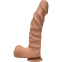 Фалоімітатор Doc Johnson The D - Ragin D - 9 Inch With Balls - ULTRASKYN - Caramel, 5,1 см (SO3554)