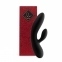 Гнучкий вібратор кролик з двома моторами FeelzToys Lea Rabbit Vibrator Black (SO4433)