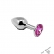 Анальна пробка Alive Mini Metal Butt Plug Pink S (SO6012)