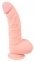 Фалоімітатор з мошонкою Medical Silicone Dildo, 20х3,4 см