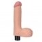 Реалістичний вібратор Reel Softee Vibrator with balls Flesh 8,0